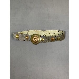 Women's Approx 36" Wide Concho Disc Western Spartan Belt Boho Accessory